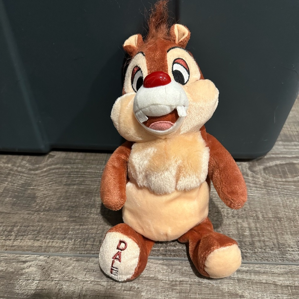 DISNEY PARK Dale 10" Bean Bag Plush from Chip & Dale